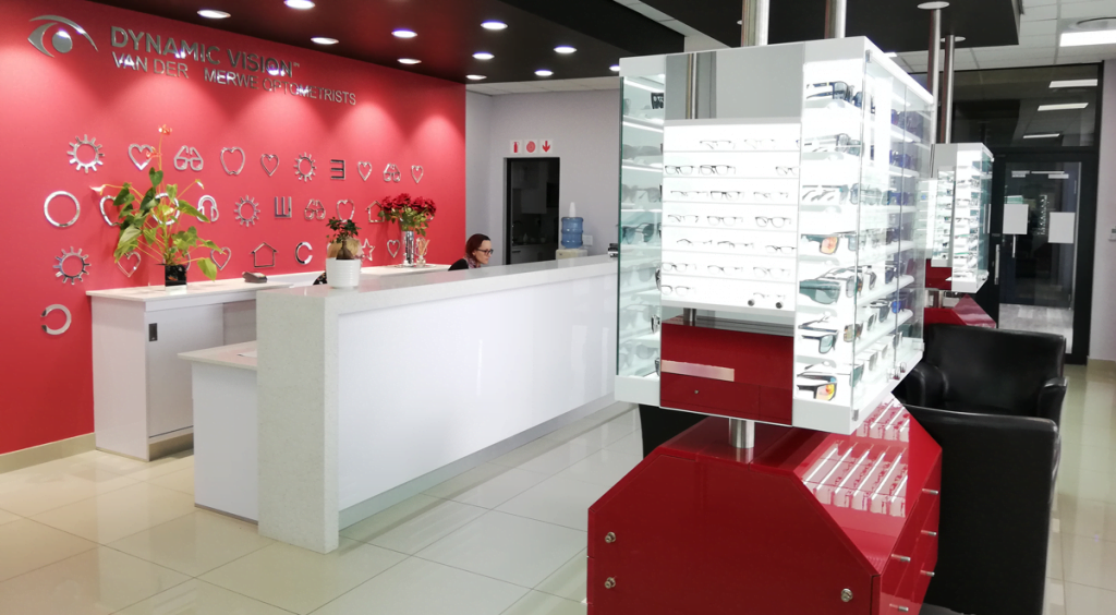 Van der merwe optometrists shop front